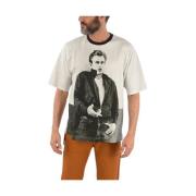 Dolce & Gabbana James Dean Print Bomull T-shirt White, Herr