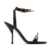 Alexander McQueen Stiliga Sandaler för Kvinnor Black, Dam