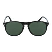 Persol Stiliga solglasögon med modell 0Po9649S Black, Herr