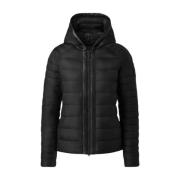 Canada Goose Ultralätt dunjacka med huva Black, Dam