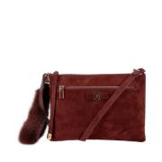 Salvatore Ferragamo Pre-owned Pre-owned Mocka crossbodyvskor Red, Dam