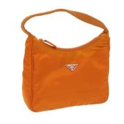 Prada Vintage Pre-owned Nylon prada-vskor Orange, Dam