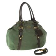 Prada Vintage Pre-owned Laeder prada-vskor Green, Dam