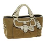 Celine Vintage Pre-owned Canvas celine-vskor Beige, Dam