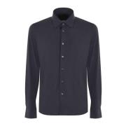 RRD Stretch Oxford Jacquard Herrskjorta Black, Herr