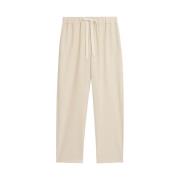 Semicouture Elastisk Midja Ullbyxor Beige, Dam