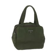 Prada Vintage Pre-owned Nylon prada-vskor Green, Dam