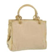 Prada Vintage Pre-owned Nylon prada-vskor Beige, Dam