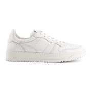 National Standard Handgjorda Vita Monokroma Sneakers White, Dam