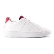 National Standard Handgjorda Etiska Sneakers Vit Röd White, Herr