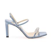 Jimmy Choo Stiliga Meira 85 Sandaler Blue, Dam