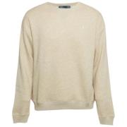 Ralph Lauren Pre-owned Pre-owned Stickat toppar Beige, Herr