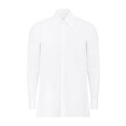 Maison Margiela Vit Bomull Poplin Skjorta White, Herr