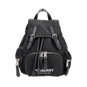 Burberry Vintage Pre-owned Nylon ryggsckar Black, Dam