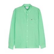 Lacoste Grön Linneskjorta Green, Herr