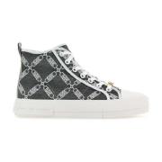 Michael Kors Broderade canvas sneakers Gray, Dam