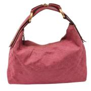 Gucci Vintage Pre-owned Canvas handvskor Pink, Dam