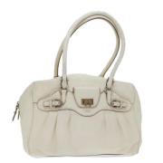 Salvatore Ferragamo Pre-owned Pre-owned Laeder axelremsvskor Beige, Da...