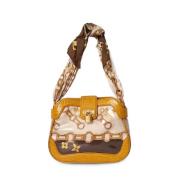 Louis Vuitton Vintage Pre-owned Tyg axelremsvskor Multicolor, Dam