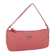 Prada Vintage Pre-owned Nylon prada-vskor Pink, Dam