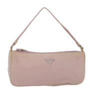 Prada Vintage Pre-owned Nylon prada-vskor Pink, Dam