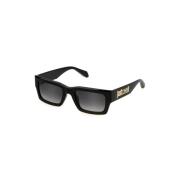 Just Cavalli Shiny Black Smoke Gradient Solglasögon Black, Unisex