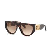 Roberto Cavalli Brun Gradient Solglasögon Shiny Brown/Yellow Havana Br...