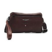 Aeronautica Militare Vintage Clutch Am-356 Brown, Herr