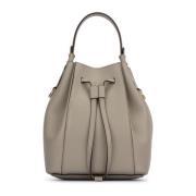 Furla Snygg Läder Väska Beige, Dam