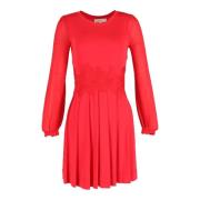 Michael Kors Pre-owned Pre-owned Polyester klnningar Red, Dam