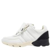 Chanel Vintage Pre-owned Laeder sneakers White, Dam