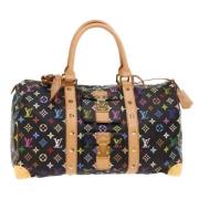 Louis Vuitton Vintage Pre-owned Canvas handvskor Black, Dam