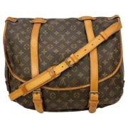 Louis Vuitton Vintage Pre-owned Canvas louis-vuitton-vskor Brown, Dam