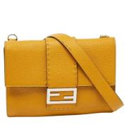 Fendi Vintage Pre-owned Laeder resvskor Yellow, Dam