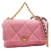 Chanel Vintage Pre-owned Tyg chanel-vskor Pink, Dam