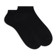 Gallo Herr Bomull Svart Ankelsockor Black, Herr