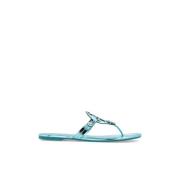 Tory Burch Miller Slides Blue, Dam