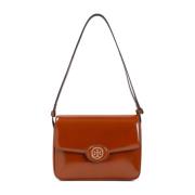 Tory Burch Mörk Sienna Axelväska Brown, Dam