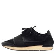 Balenciaga Vintage Pre-owned Laeder sneakers Black, Herr