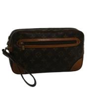 Louis Vuitton Vintage Pre-owned Canvas kuvertvskor Brown, Dam