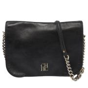 Carolina Herrera Pre-owned Pre-owned Laeder axelremsvskor Black, Dam