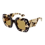 Gucci Hollywood Collection Swarovski Solglasögon Black, Dam