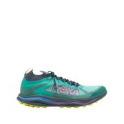 Hoka One One Multifärgade Sneakers med Grön Panel Design Multicolor, H...