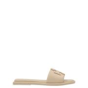 Tory Burch Flip Flops Sliders Beige, Dam