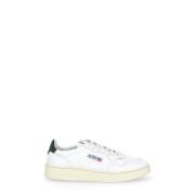 Autry Vita lädersneakers med broderi White, Herr