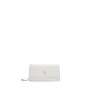 Furla Diamante Mini Crossbody Väska White, Dam