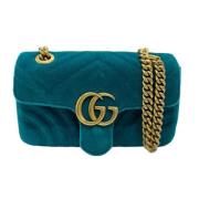 Gucci Vintage Pre-owned Tyg gucci-vskor Green, Dam