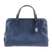 Gucci Vintage Pre-owned Laeder handvskor Blue, Dam