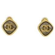 Chanel Vintage Pre-owned Metall chanel-smycken Yellow, Dam