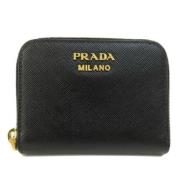 Prada Vintage Pre-owned Laeder plnbcker Black, Dam